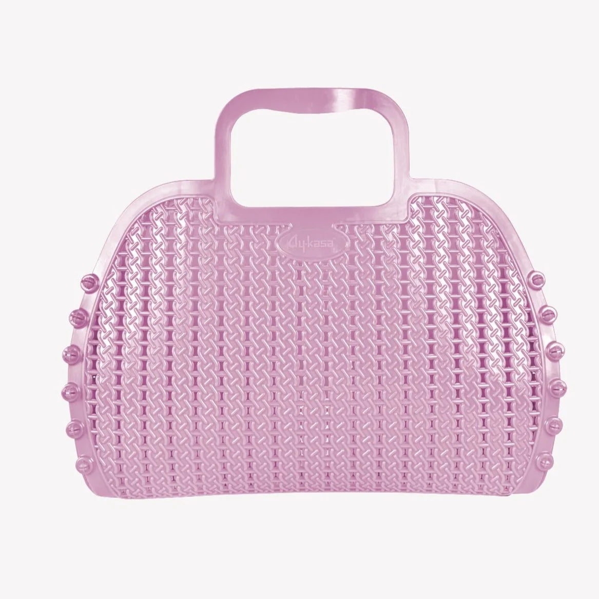 Aykasa Mini Plastic foldable Jelly Bag in Lilac Orchid 