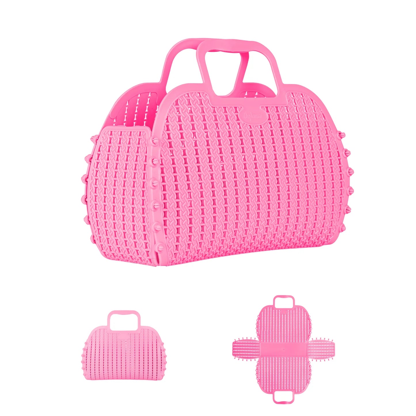 Aykasa Mini Foldable Jelly Bag - Baby Pink