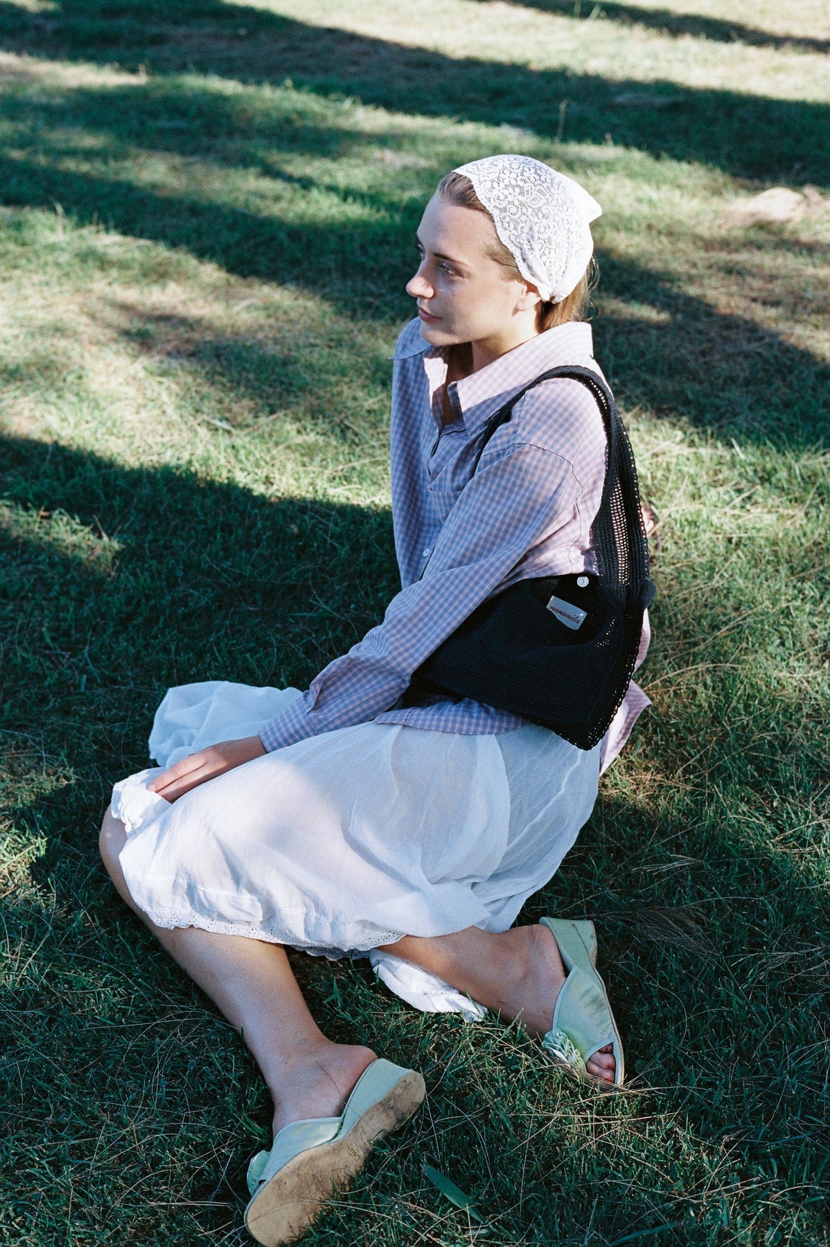 NANANITA Fountain Crochet Bag - Black