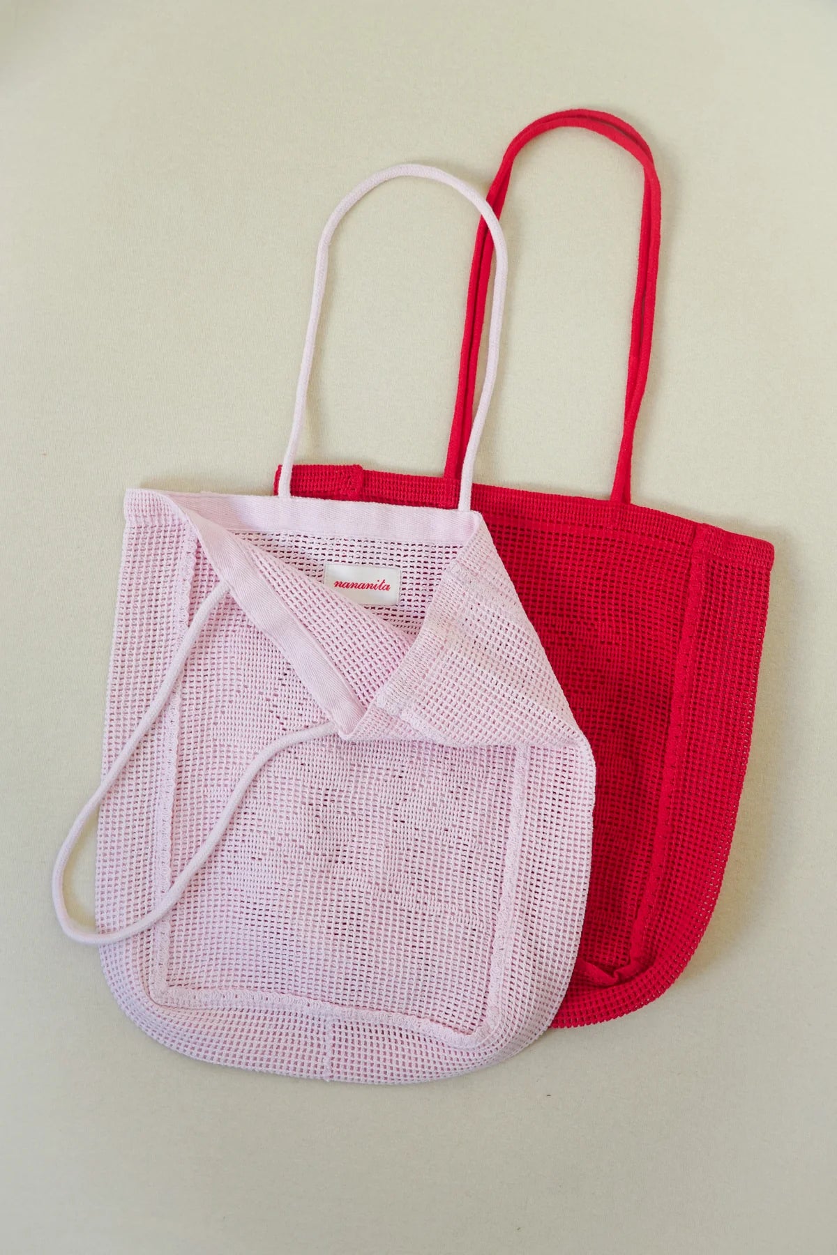 NANANITA Rose Crochet Bag - Petal
