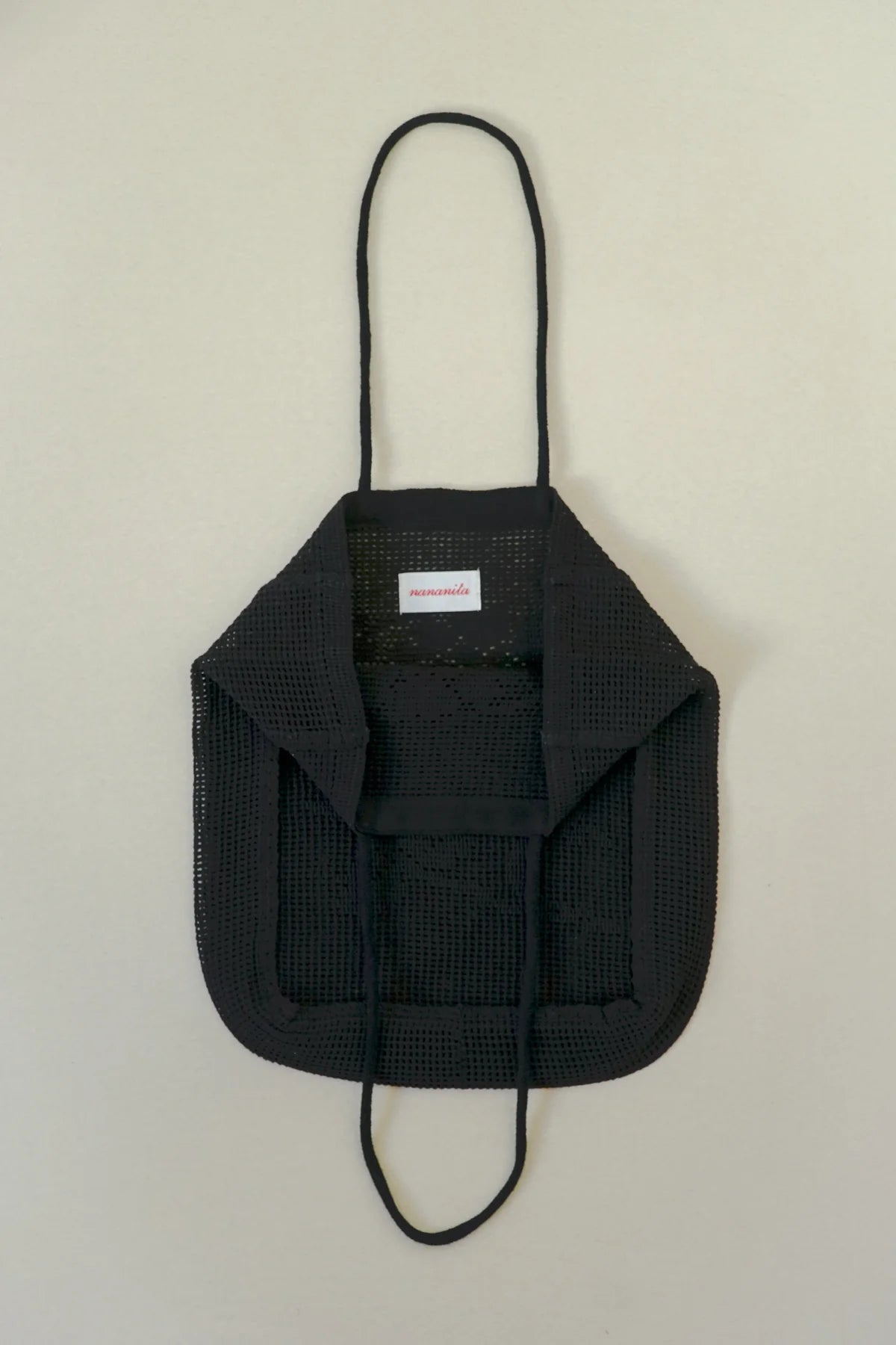 NANANITA Rose Crochet Bag - Black