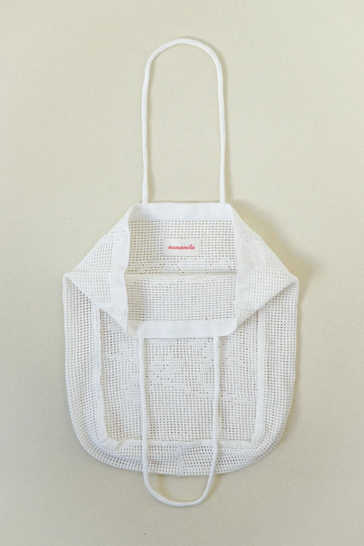 NANANITA Rose Crochet Bag - Dove