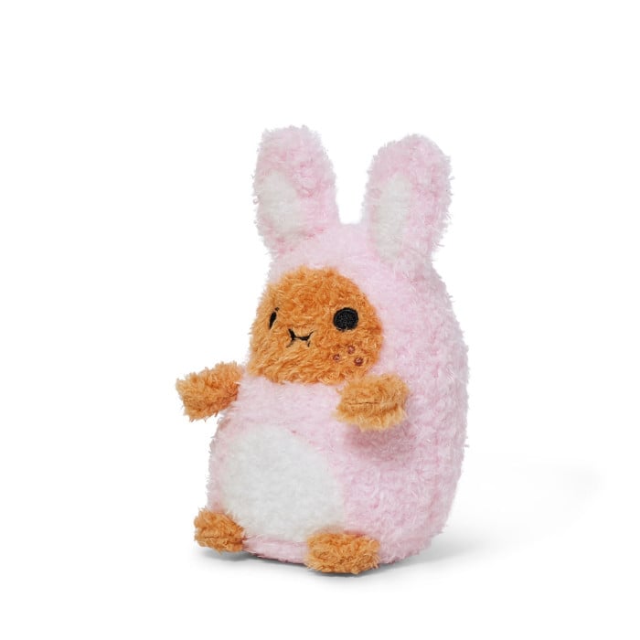 Noodoll Pink Bunny Ricespud Mini Sitting Plush Toy