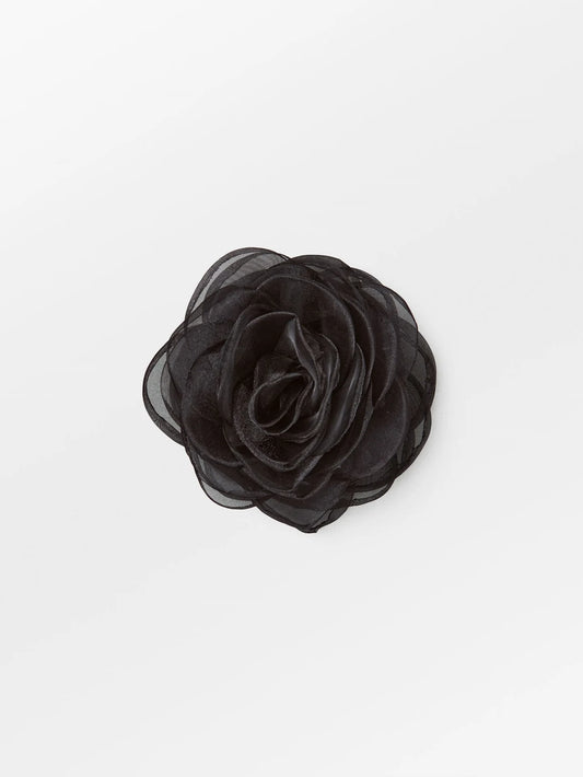 Becksondergaard orchia flower hair claw in black 