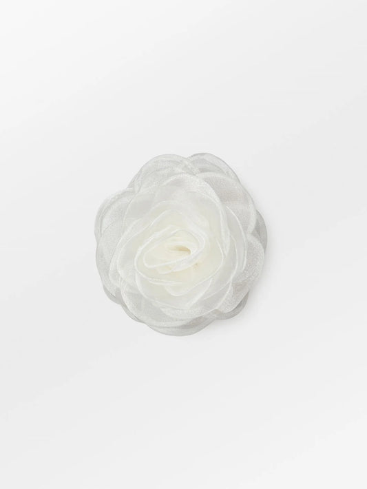 Becksondergaard Orchia Flower Hair claw in white