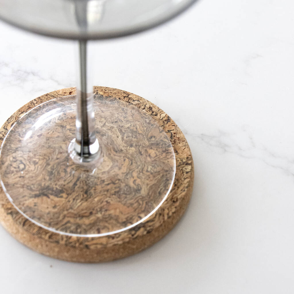 Liga Natural Round Cork Coasters Set of 4