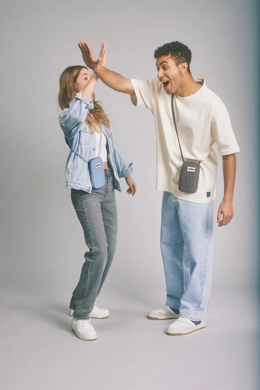 Hindbag Bill Phone Bag - Blue Denim