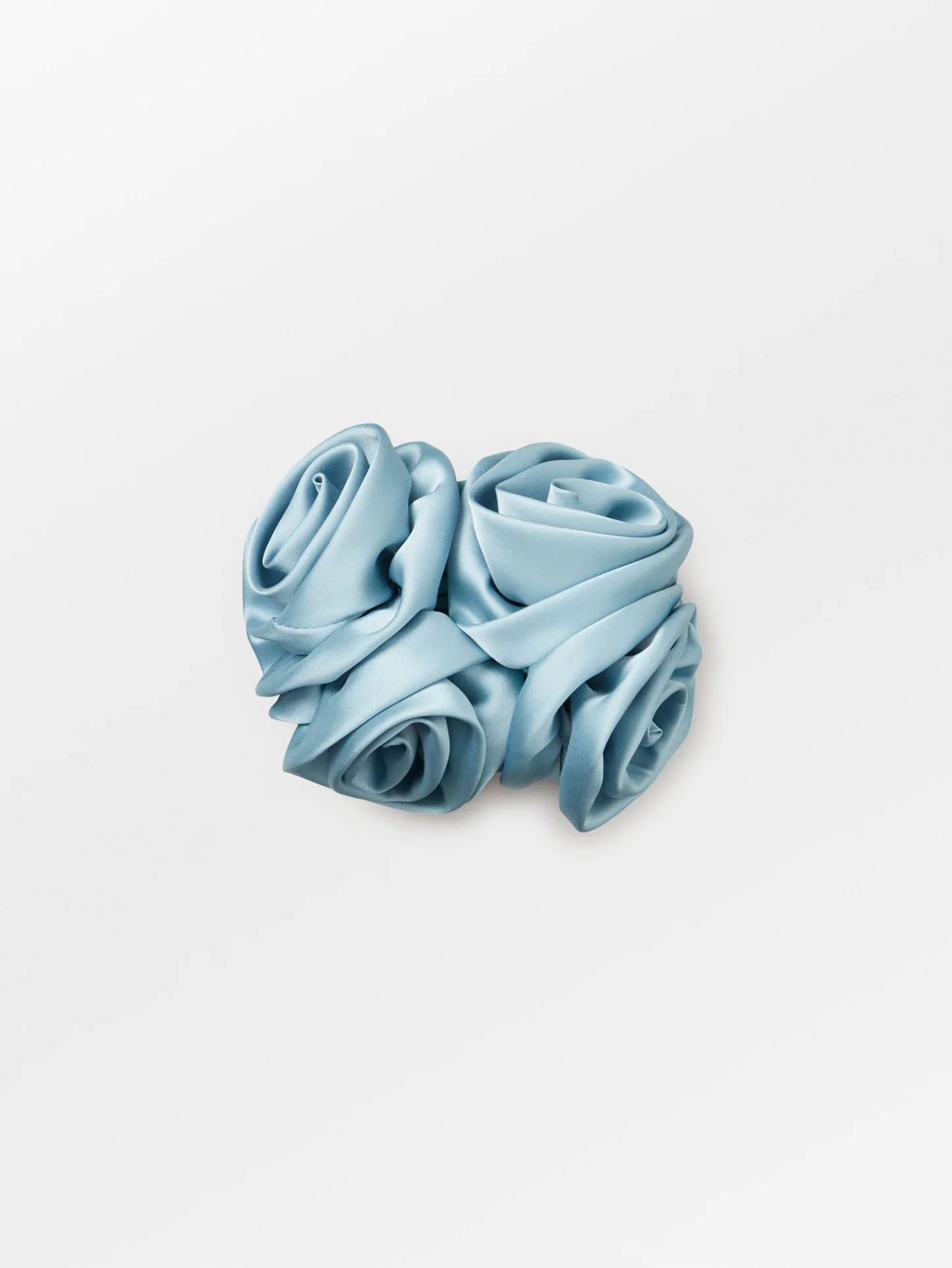 Rosia flower hair claw in sky blue 