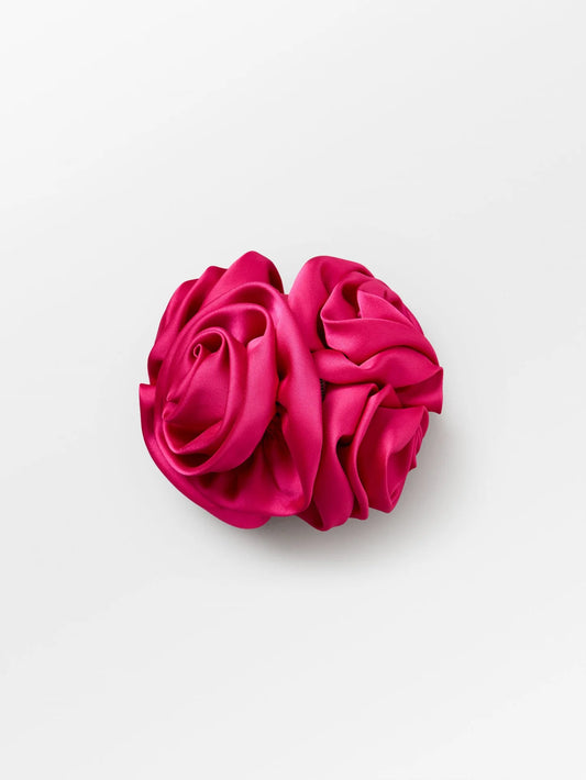 rosia flowe hair flaw in hot pink