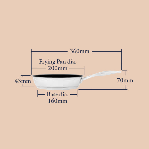 Stellar Profile Frying Pan Non-Stick 20cm