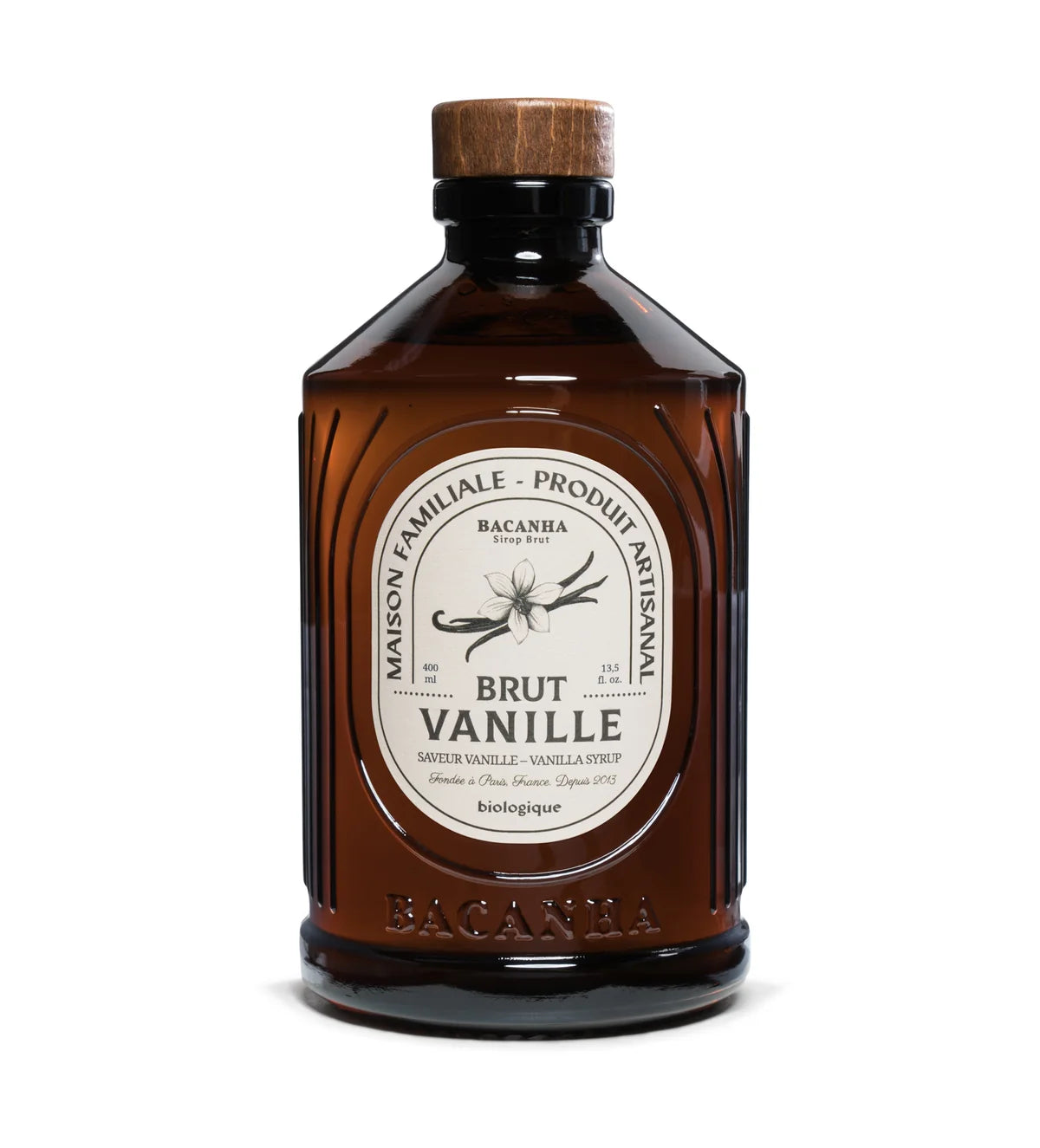 Bacanha Raw Vanilla Organic Syrup