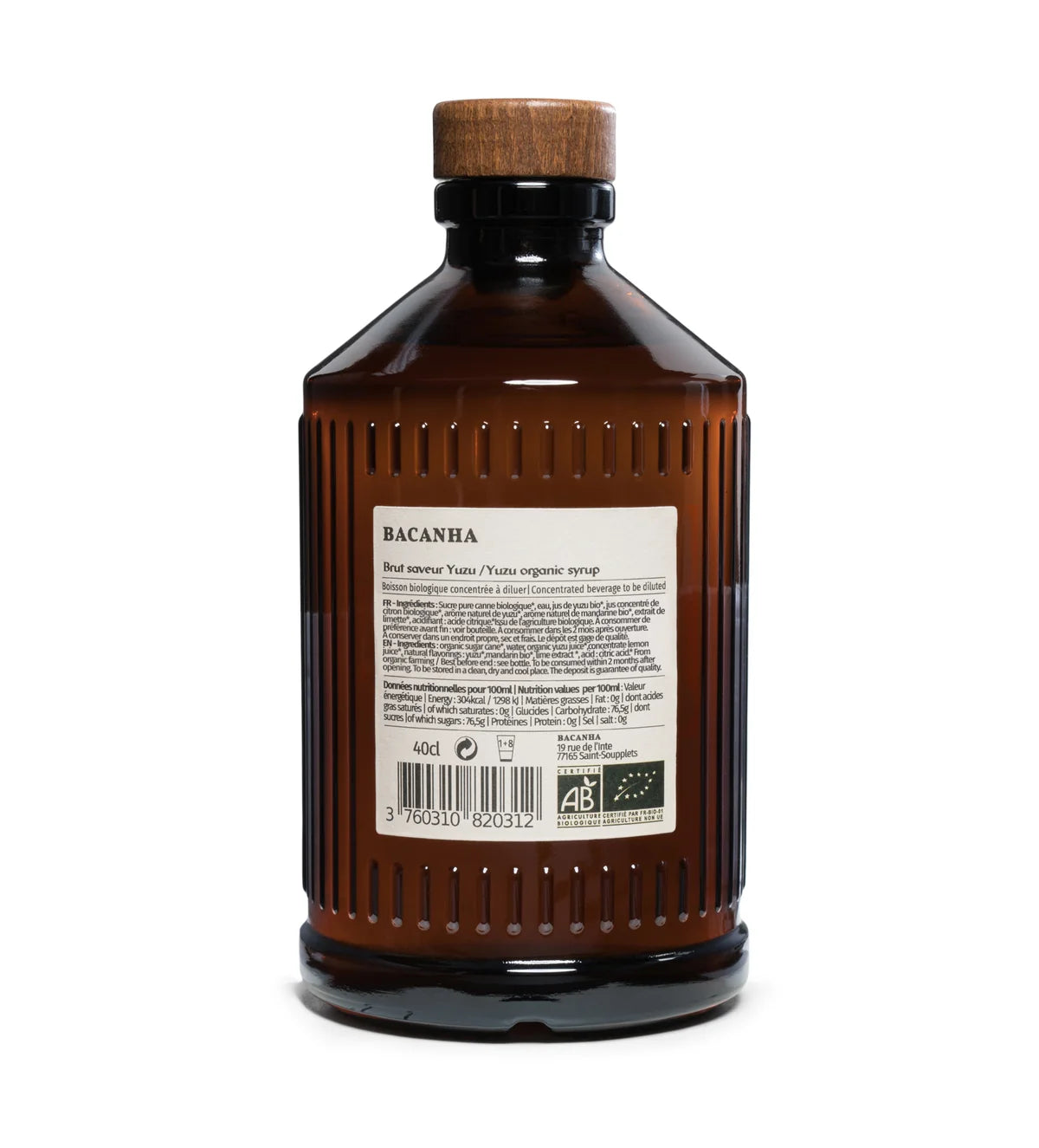 Bacanha Raw Yuzu Organic Syrup