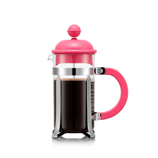 bodum french press coffee maker 3 cup in bubblegum pink