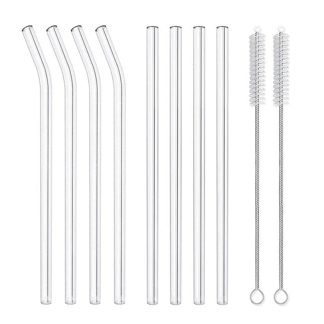 SOOS Atelier Glass Straws Pack of 8