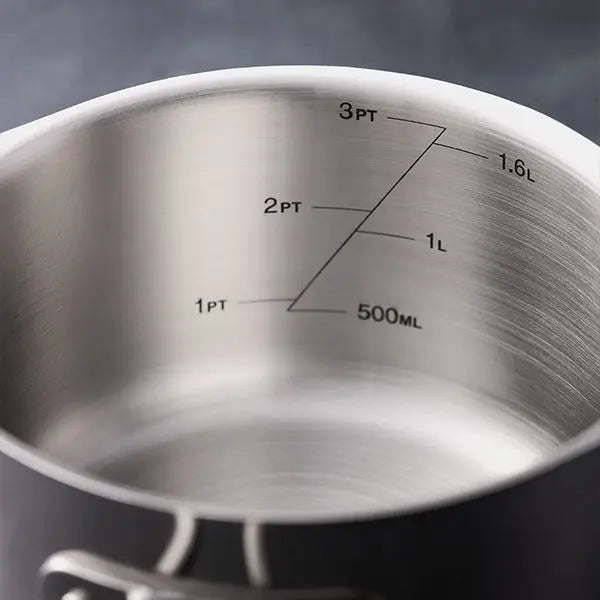 Stellar Profile 3 Piece Saucepan Set