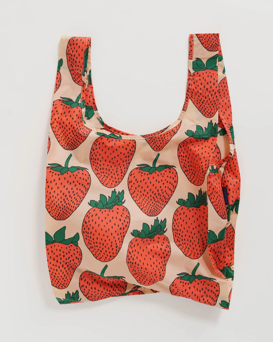 baggu standard reusable bag in strawberry
