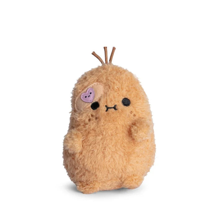 Noodoll Ouch Ricespud Mini Sitting Plush Toy on a white background 
