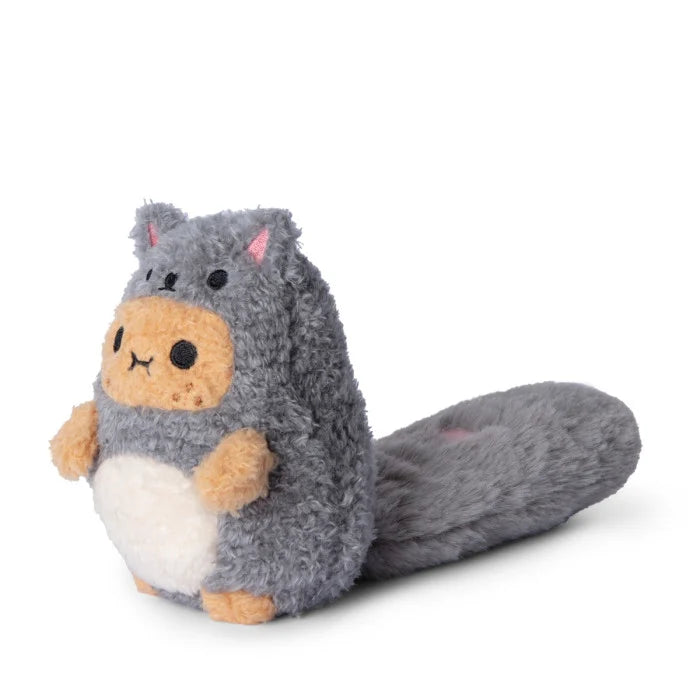 Noodoll Grey Squirrel Ricespud Mini Sitting Plush Toy
