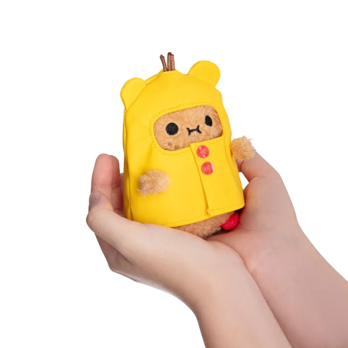 Noodoll Mouse Boots - Yellow Raincoat Ricespud Mini Sitting Plush Toy