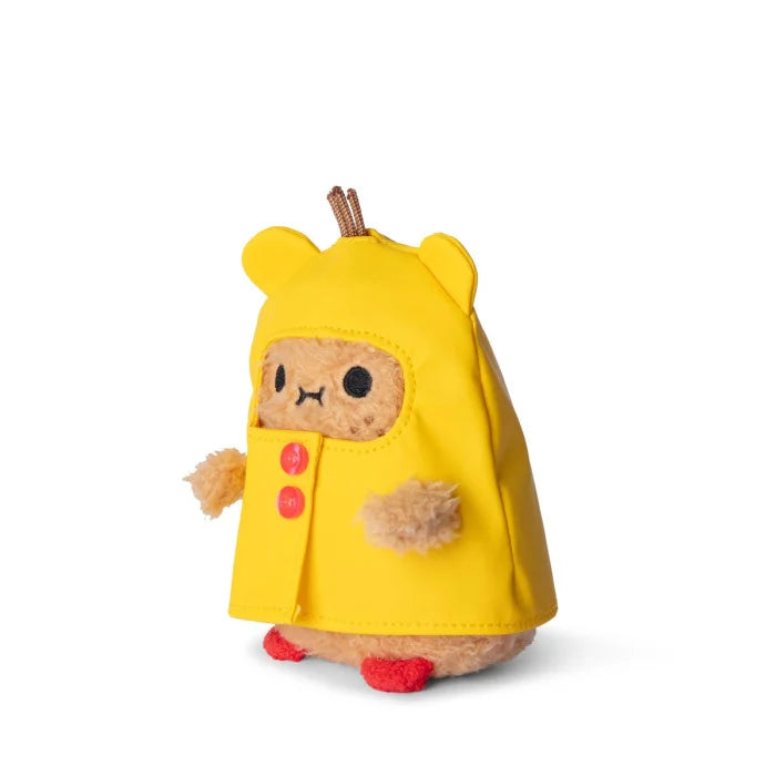 Noodoll Mouse Boots - Yellow Raincoat Ricespud Mini Sitting Plush Toy