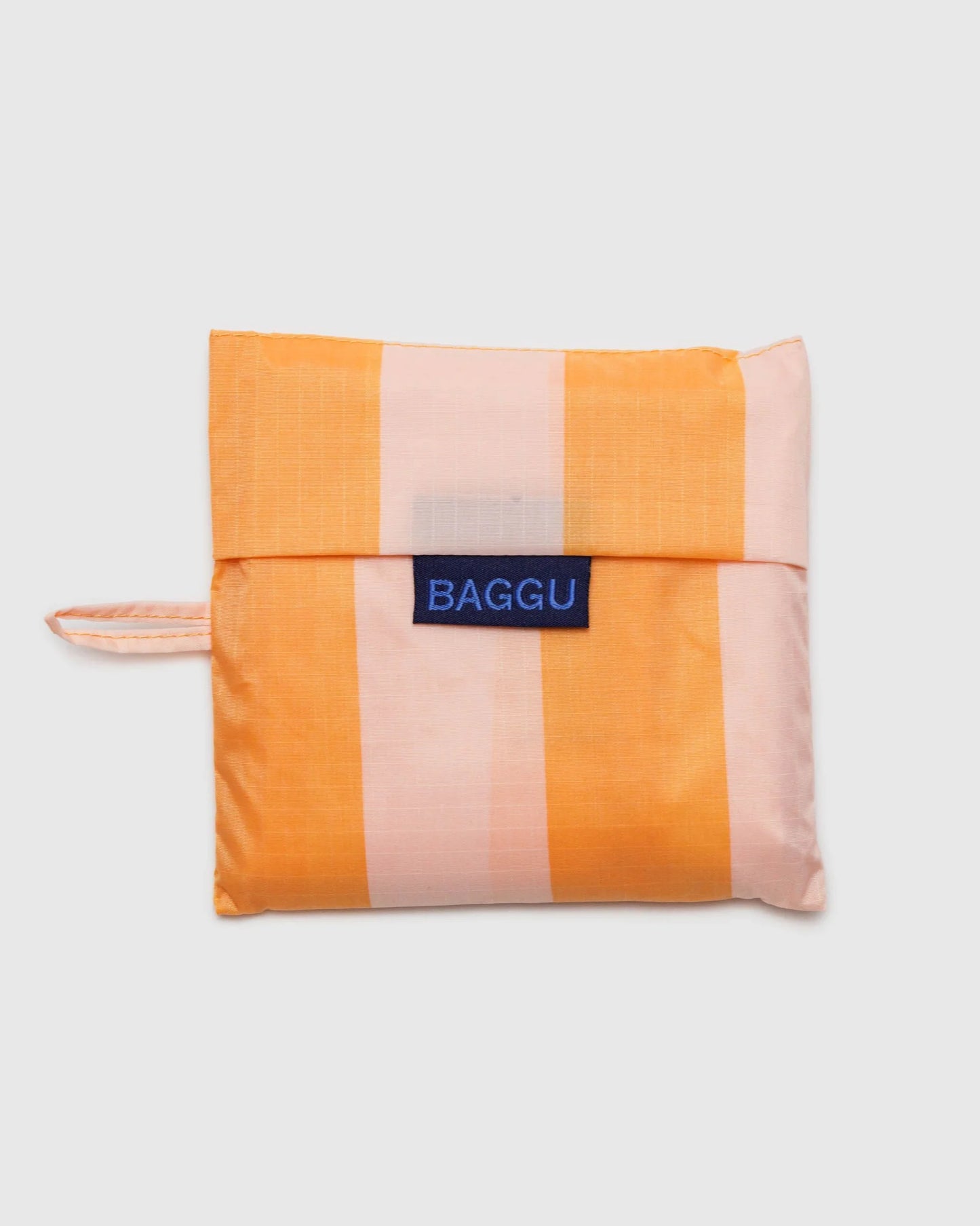 BAGGU Standard Reusable Bag - Tangerine Wide Stripe