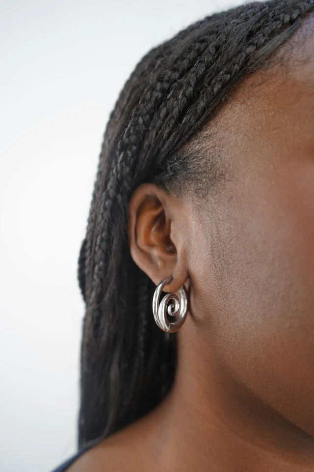 Recreation Jewels Tilly's Silver Swirl Earrings