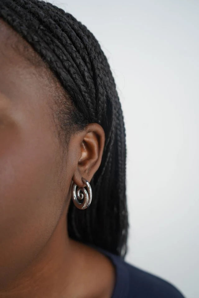 Recreation Jewels Tilly's Silver Swirl Earrings