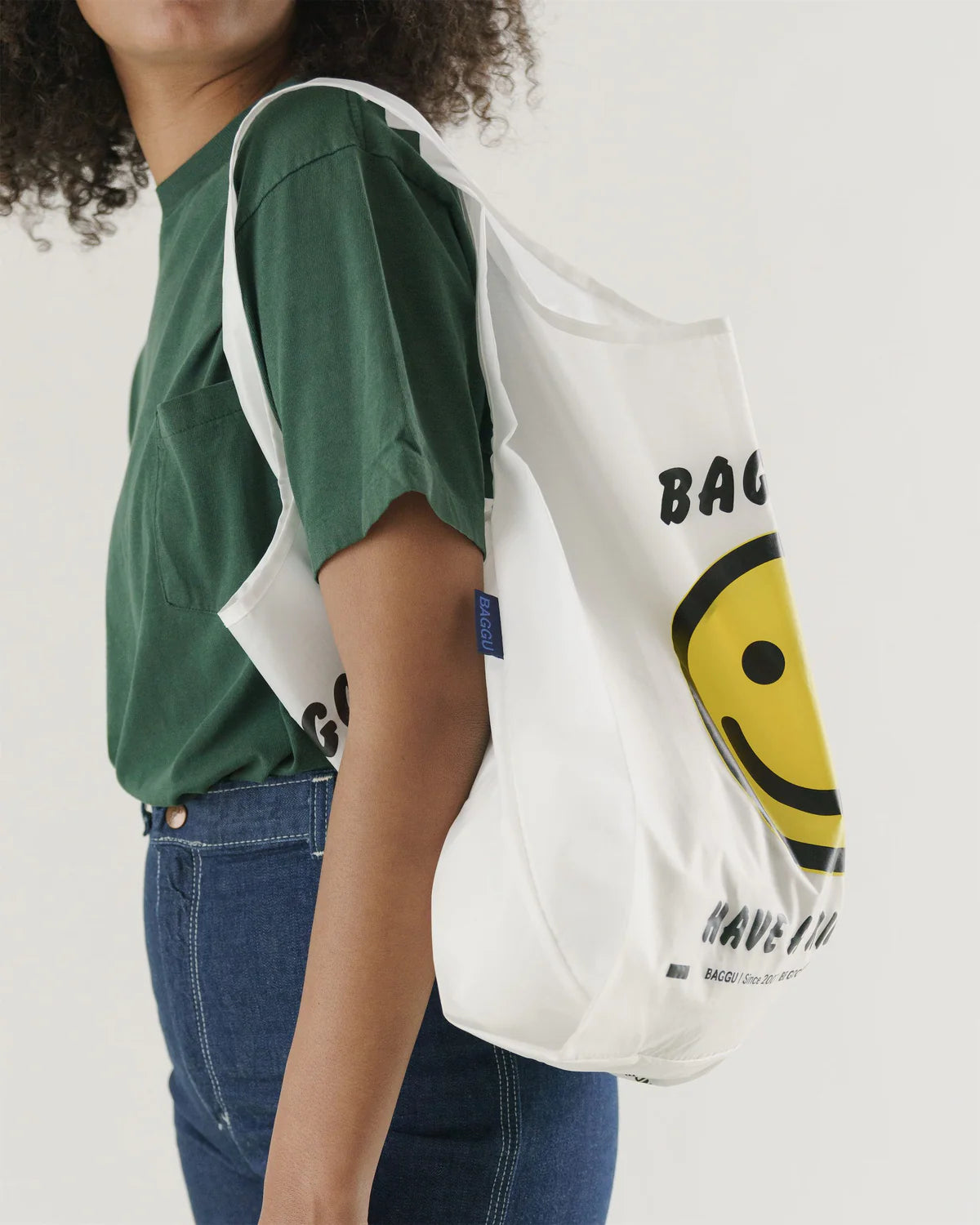 BAGGU Standard Reusable Bag - Thank You Happy