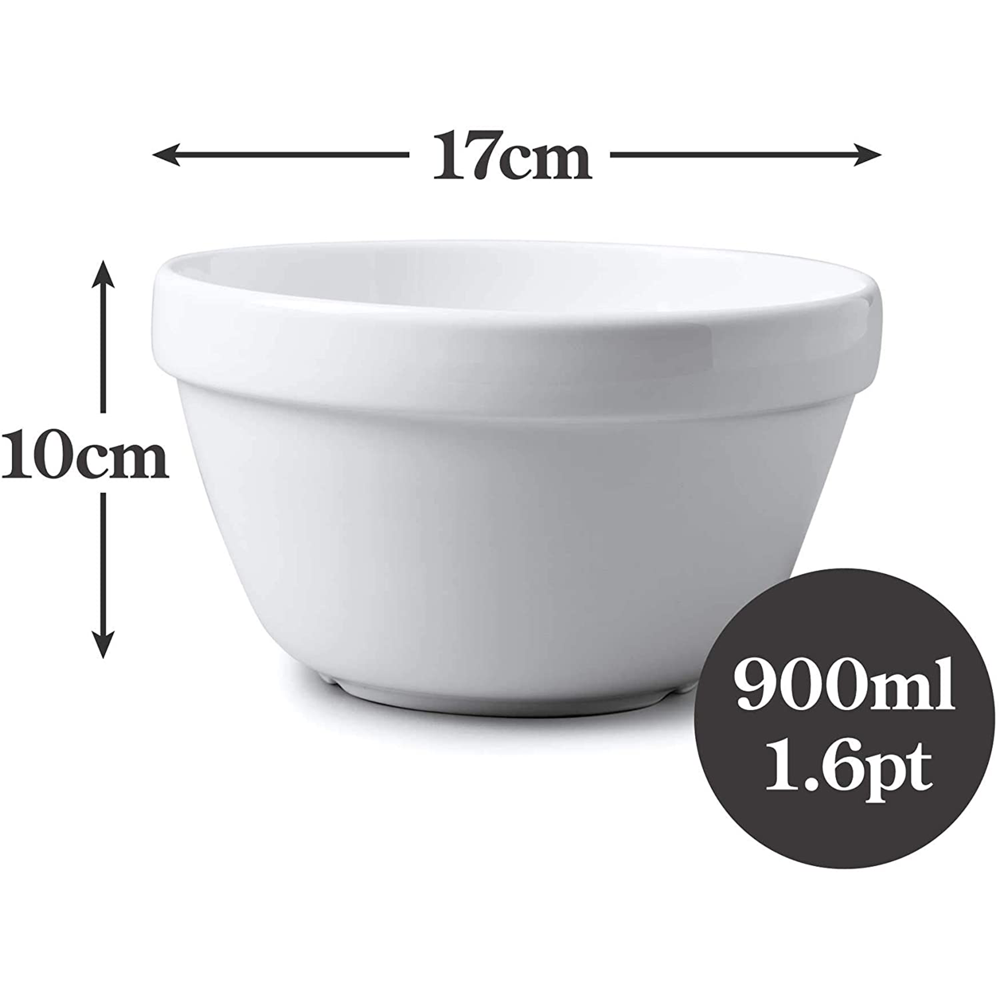 an image depicting the dimensions of the bowl