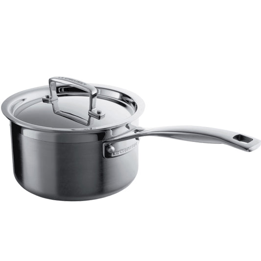 Le Creuset 3-Ply Stainless Steel Saucepan 20cm