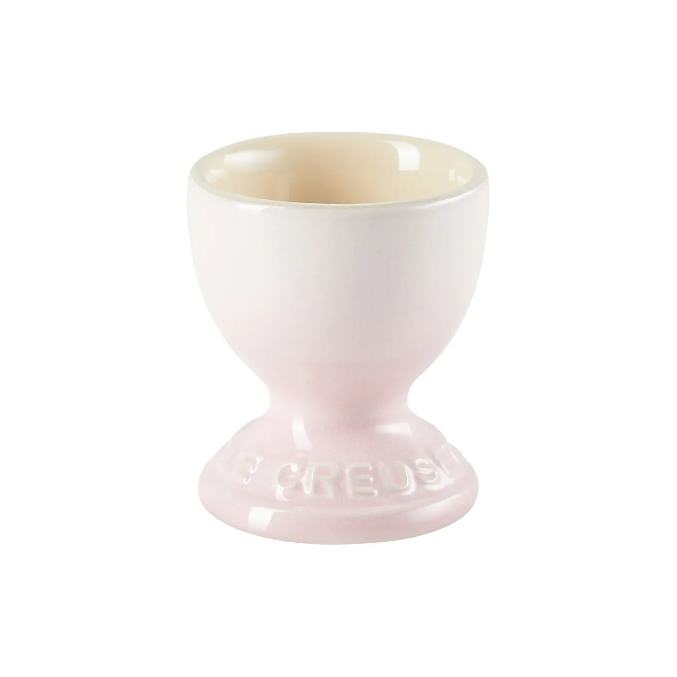 le creuset egg cup in shell pink 