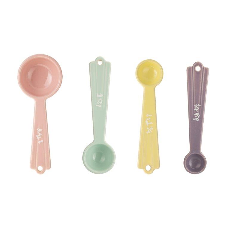 Eleanor Bowmer Pastel Ceramic Measuring Spoons