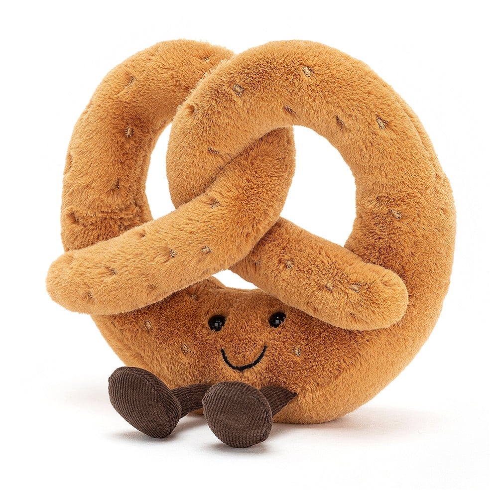 jellycat amuseable pretzel soft toy