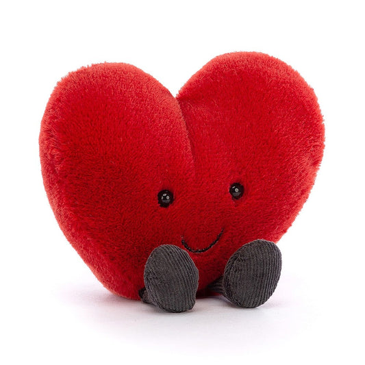 large red heart soft toy