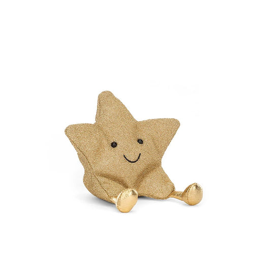 Gold star soft toy