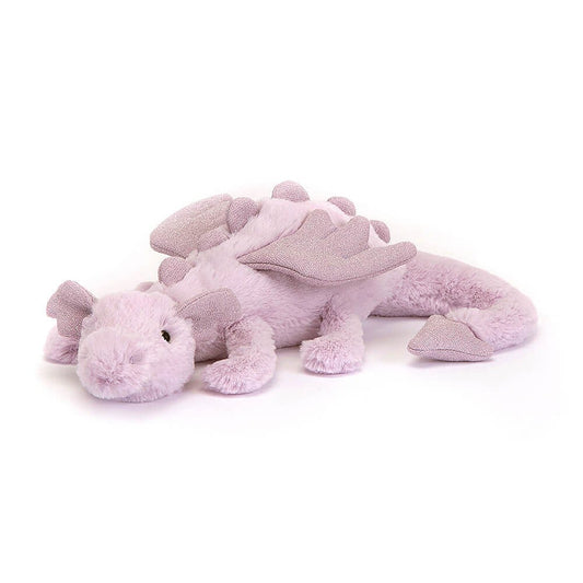 small lavender dragon from jellycat