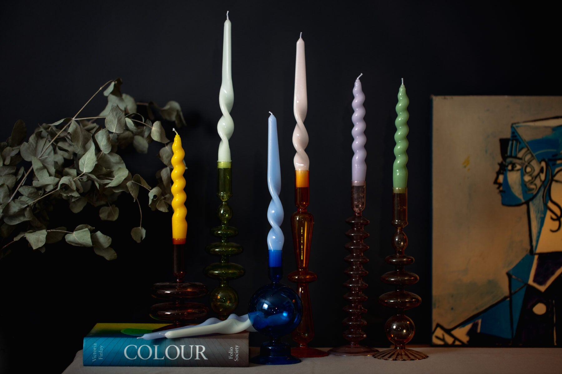 spiral and twist candle sticks