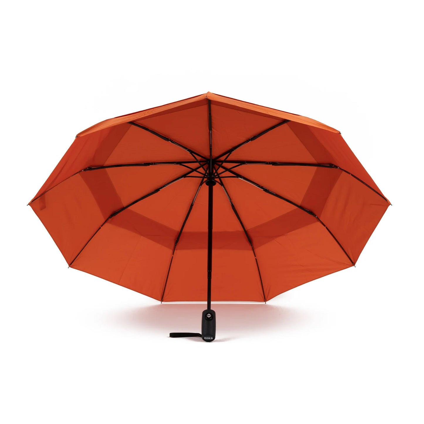 Roka Waterloo Recycled Nylon Umbrella - Burnt Orange