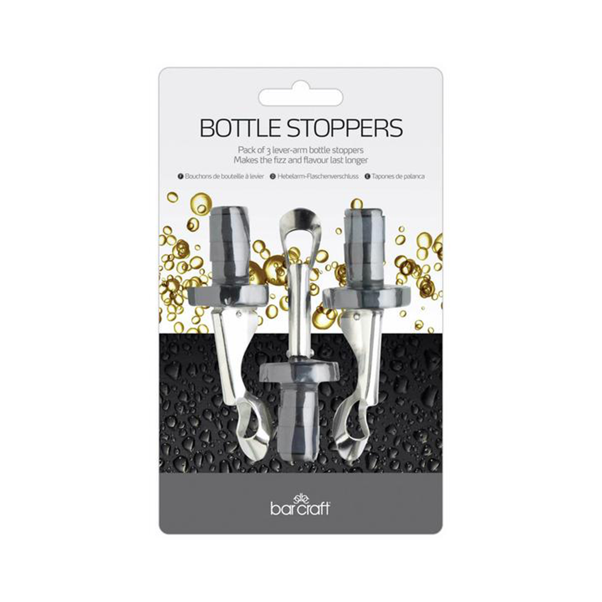 the bottle stoppers in their packaging