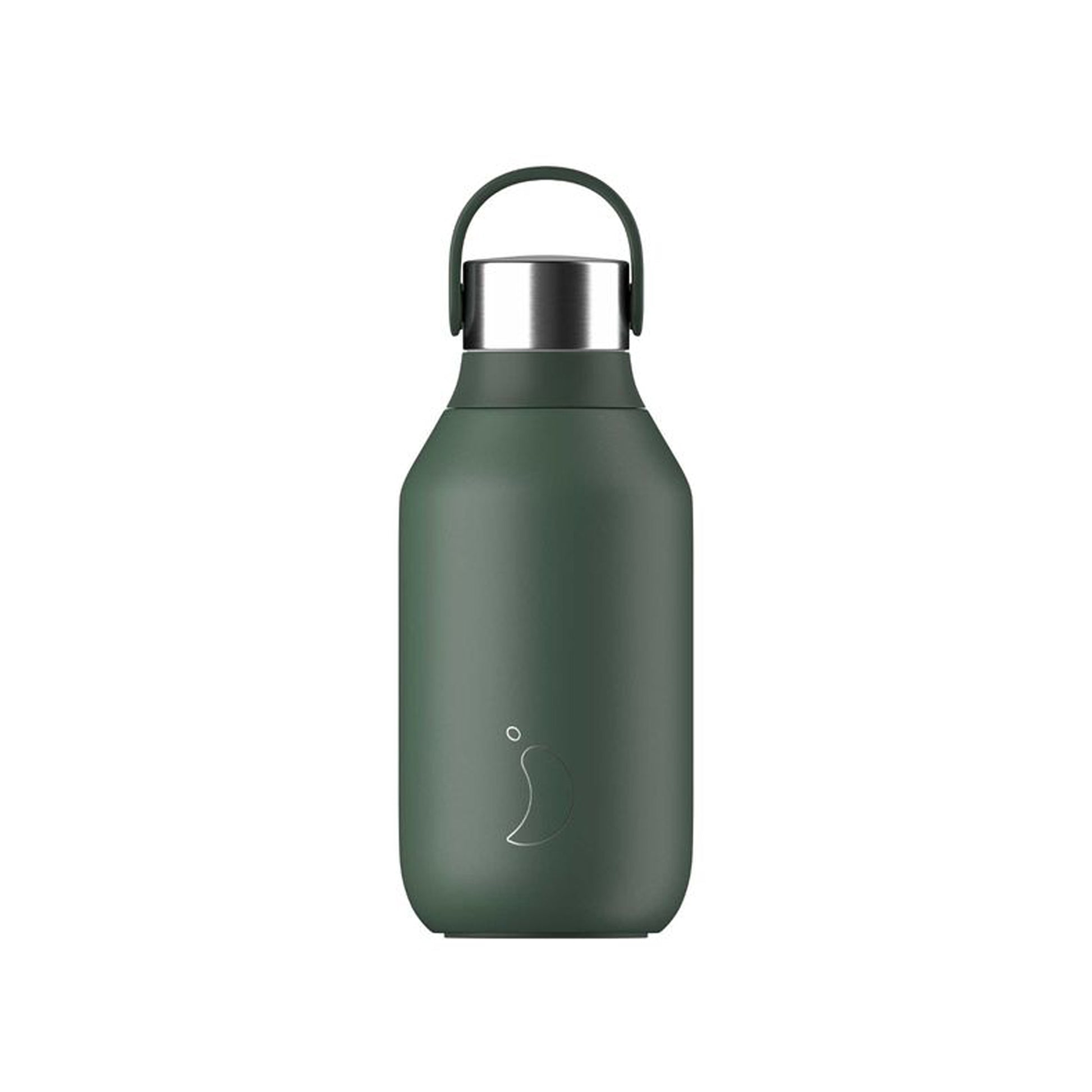 chillys bottle series 2. 350ml size in pine green