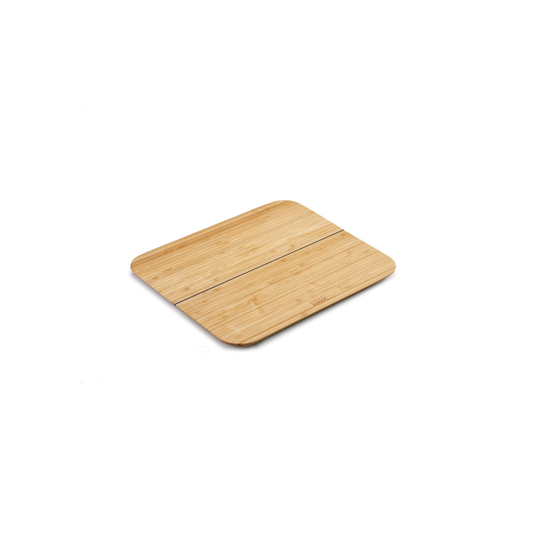 a small wooden chopping board that folds down the middle
