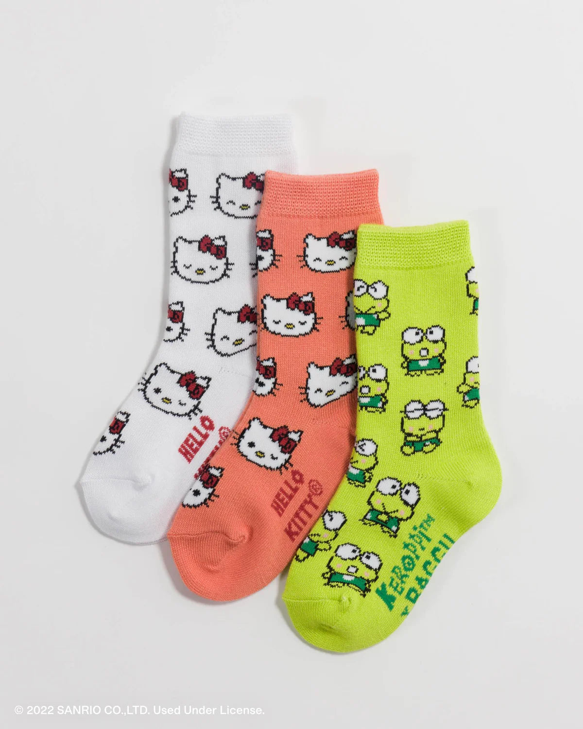 set of 3 sanrio socks for children 