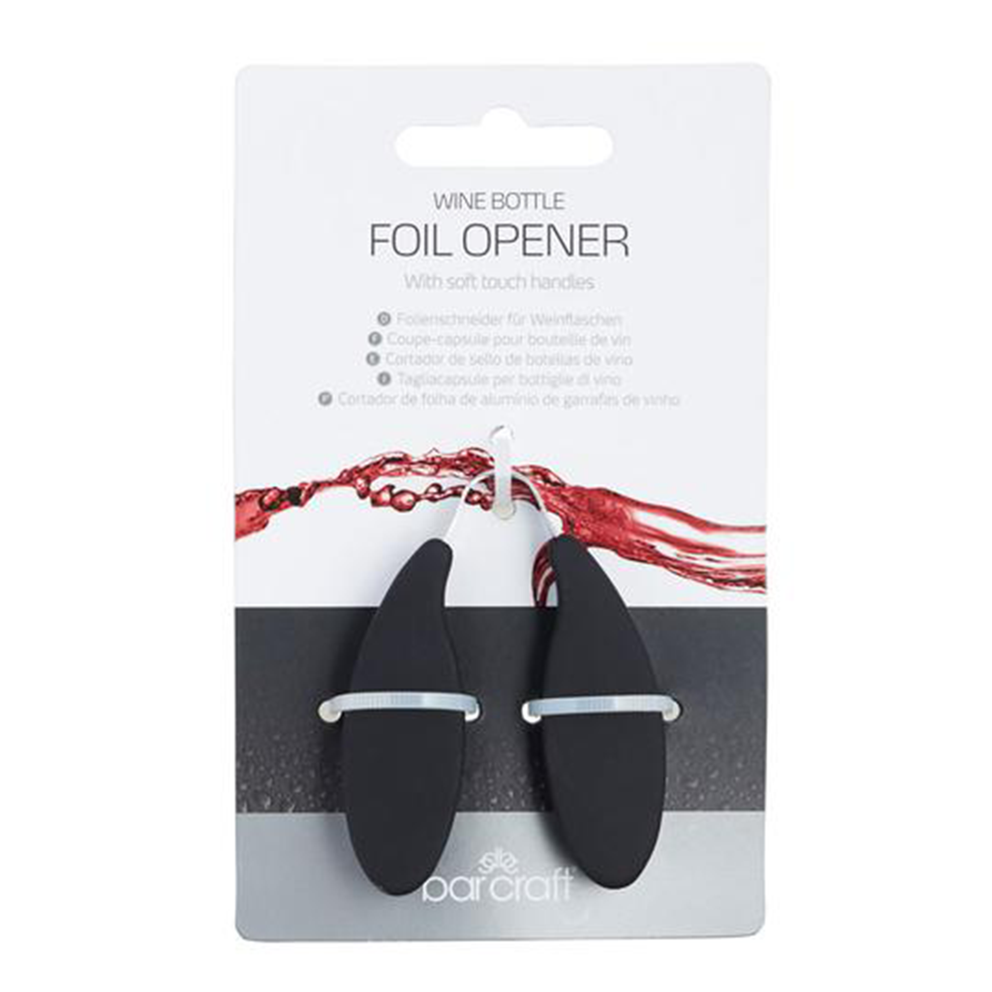 the foil opener on it's display card