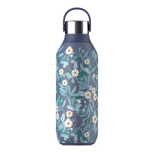 Chilly's Series 2 Liberty Brighton Blossom 500ml - Whale Blue