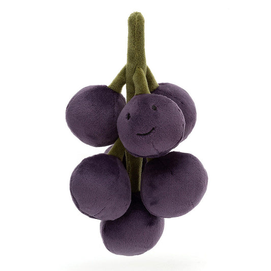 jellycat dark purple grapes - soft toy