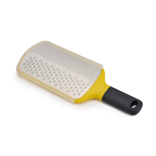 The multi-grate paddle grater in it's protective sheath