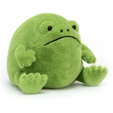 Green medium size ricky rain frog soft toy