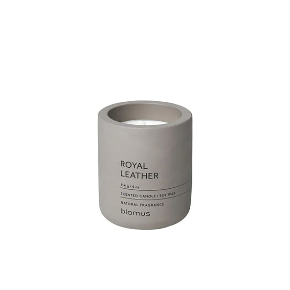 grey concrete candle 