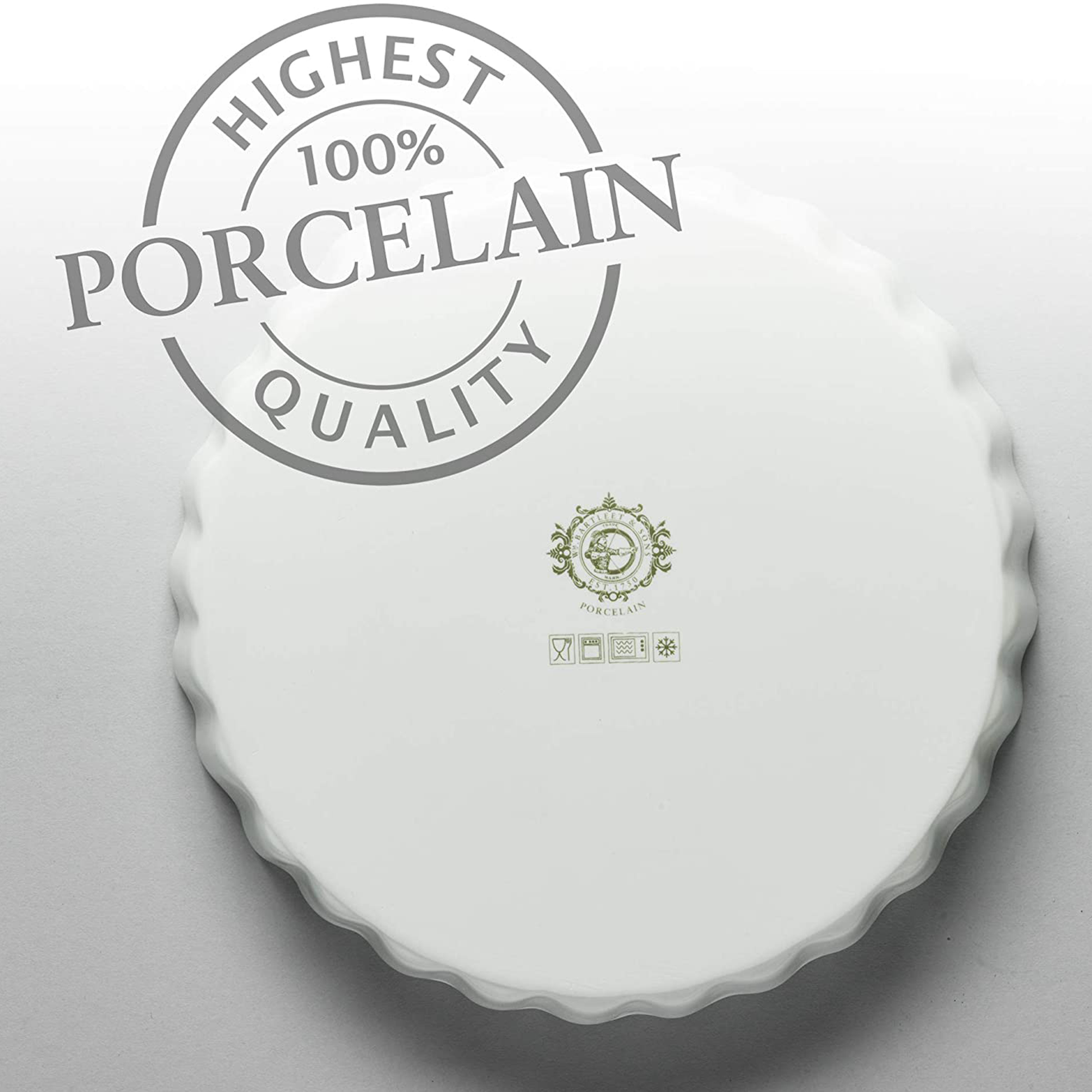 the porcelian stamp on the back of the dish